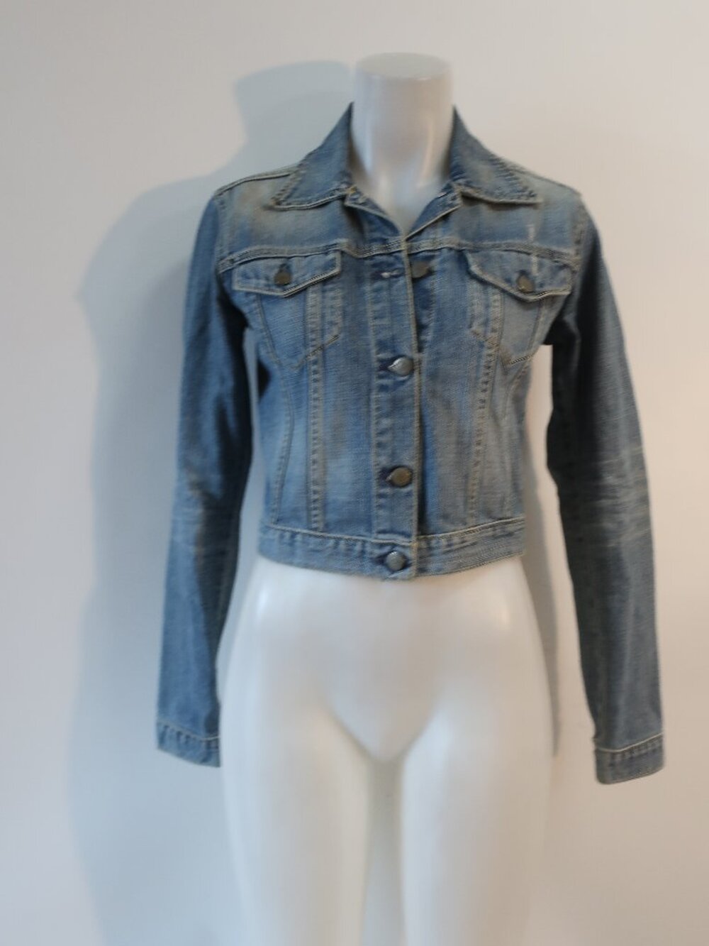 Womens Paperdenim&cloth Blue Denim Jacket 1/S